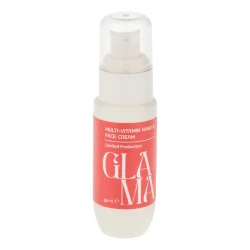 کرم مرطوب‌کننده دست و صورت گلاما مدل Multi Vitamin مناسب برای انواع پوست حجم 50 میلی‌لیتر