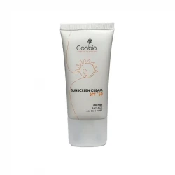 کرم ضد افتاب بدون رنگ کانبیو SPF50 مدل ANTI AGE مناسب انواع پوست حجم 50 میلی لیتر
