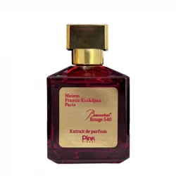 ادوپرفیوم زنانه پینک ویژوآل مدل Baccarat Rouge 540 با رایحه گرم و شیرین حجم 100 میلی لیتر