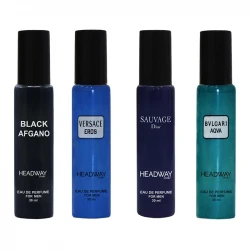 عطر جیبی مردانه هدوی استوری مدل amsterdam حجم 30 میلی لیتر مجموعه 4 عددی