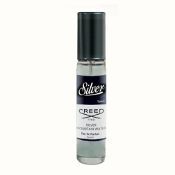 عطر جیبی مردانه سیلور  مدل Silver Mountain با رایحه خنک حجم 25 میلی لیتر