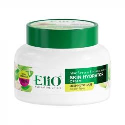 کرم مرطوب کننده دست و صورت الیو مدل آلوئه ورا و برگ لیمو مناسب برای انواع پوست حجم 200 میلی لیتر