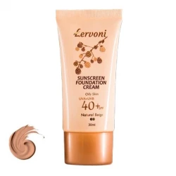 کرم ضد آفتاب رنگی لروونی SPF 40 مدل NB G01 محافظ UVA, UVB و PA+++، ضد آب، مناسب پوستهای چرب حجم 30 میلی لیتر