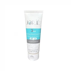 کرم مرطوب‌کننده دست و صورت و گردن ژرژیه مدل 3*1 مناسب برای پوست خشک و معمولی حجم 75 میلی‌لیتر