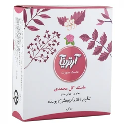 ماسک صورت آرترینا مدل گل محمدی حجم 50 میلی لیتر