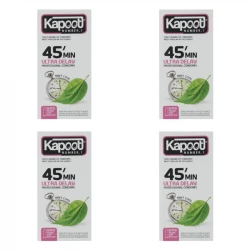 کاندوم تاخیری کاپوت مدل 45MIN چهار بسته 12 عددی