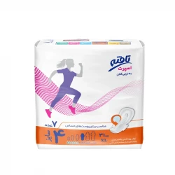 نوار بهداشتی تافته مدل اسپرت سایز خیلی بزرگ بسته 7 عددی