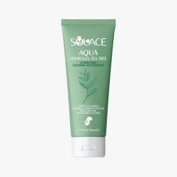 ژل آبرسان صورت، گردن سولس مدل ژل آبرسان Aqua Hydrogel Tea Tree مناسب برای چرب، آکنه‌دار، مختلط حجم 50 میلی‌لیتر