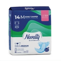 پوشینه چسبی بزرگسال ناولتی مدل Core سایز Medium بسته 14عددی