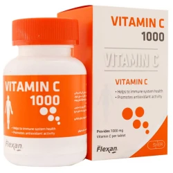 خرید قرص ویتامین ث 1000 میلی گرم فیشر فلکسان 60 عدد