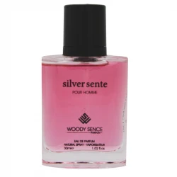 عطر جیبی مردانه وودی سنس مدل Silver Scent حجم 30 میلی لیتر