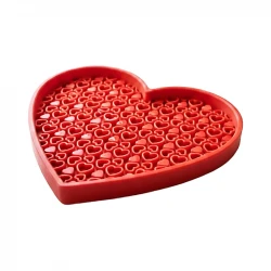 پد شستشوی برس آرایشی مدل Heart کد 5191