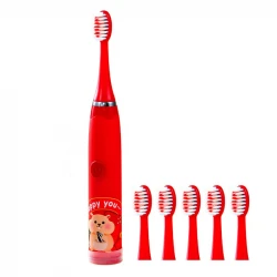 مسواک برقی مدل ultrasonic به همراه ۵ سری یدک 