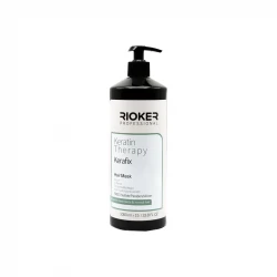 ماسک مو تثبیت کننده ریوکر مدل کرافیکس مناسب برای موهای رنگ شده و کراتین شده حجم 1000 میلی لیتر