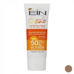 کرم ضد آفتاب رنگی ای آی ان SPF 50 مدل suntime ‌مناسب انواع پوست حجم 40 میلی‌لیتر