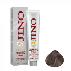رنگ مو ژینو سری Natural شماره 0-5 حجم 100 میلی لیتر رنگ قهوه ای روشن