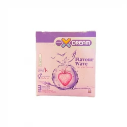 کاندوم ایکس دریم مدل Flavour wave بسته سه عددی