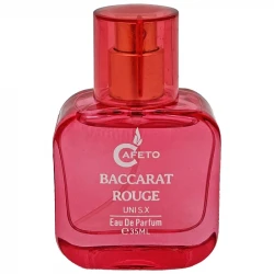 عطر جیبی زنانه کافه تو مدل باکارات رژ با رایحه گرم حجم 35 میلی‌لیتر