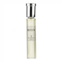 عطر جیبی مردانه صندل مدل Mefisto با رایحه تلخ حجم 25 میلی‌لیتر