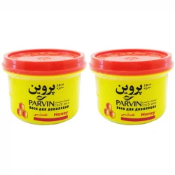 موم سرد پروین مدل Honey حجم 750 گرم بسته 2 عددی
