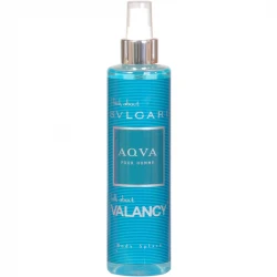 اسپری خوش بو کننده بدن و ضدتعریق مردانه والانسی مدل BVLGARI AQVA حجم 250 میلی لیتر