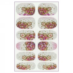 استیکر طراحی ناخن مدل ژله ای کد J71