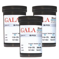 نوار تست قند خون گالا مدل OK-2AJ سه بسته 50 عددی