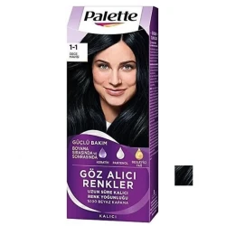 کیت رنگ مو پلت سری GOZ ALICI شماره 1-1 حجم 50 میلی لیتر رنگ مشکی