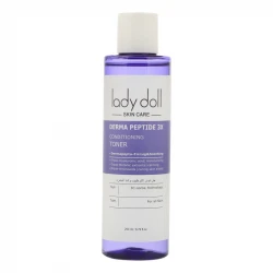 تونر پاک‌کننده صورت لیدی دال مدل DERMA PEPTIDE 3X مناسب برای انواع پوست حجم 250 میلی‌لیتر