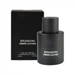 عطر جیبی مردانه برندینی مدل OMBRE LEATHER با رایحه گرم حجم 33 میلی‌لیتر