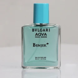 عطر جیبی بنجک مدل بولگاری آکوا  با رایحه معتدل، خنک حجم 30 میلی‌لیتر