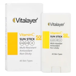 خرید ضد آفتاب استیکی ویتامین سی SPF50 ویتالیر (انواع پوست)