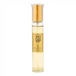 عطر جیبی زنانه صندل مدل 212 VIP WOMEN با رایحه شیرین و گرم حجم 25 میلی‌لیتر