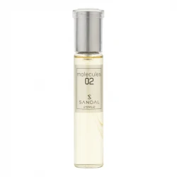 عطر جیبی مردانه صندل مدل مولکول با رایحه معتدل حجم ۲۵ میلی‌لیتر