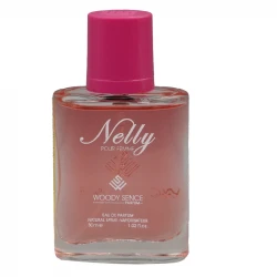 عطر جیبی زنانه وودی سنس مدل NELLY  با رایحه شیرین حجم 30 میلی‌لیتر