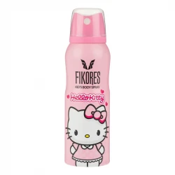 اسپری کودک دخترانه فیکورس مدل Hello Kitty با رایحه شیرین حجم 125 میلی‌لیتر