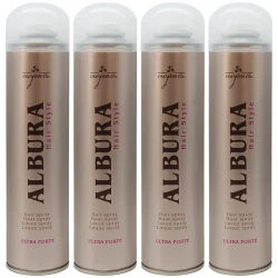 اسپری چسب مو آلبورا مدل Ultra Forte حجم 250 میلی لیتر مجموعه 4 عددی