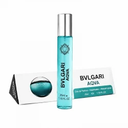 ادو پرفیوم مردانه هارلینگن مدل BVLGARY AQVA با رایحه خنک حجم 35 میلی لیتر