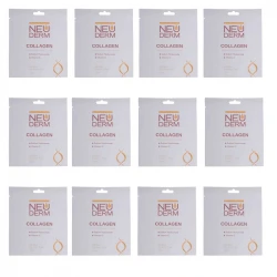 ماسک صورت نئودرم مدل Collagen مناسب برای انواع پوست حجم 25 میلی لیتر بسته 12 عددی