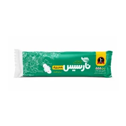 نوار بهداشتی بالدار پنبه ضخیم ضد حساسیت روز و شب نارسیس مدل Nrs سایز بزرگ بسته 10 عددی