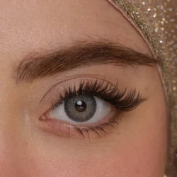لنز چشم رویال ویژن مدل GRAYNESS کد 01 رنگ طوسی سبز طبیعی دور دار