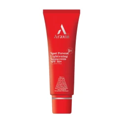 کرم ضد آفتاب بی‌رنگ صورت آراکسین SPF 50 مدل ضد لک محافظ UVA ، UVB مناسب برای انواع پوست حجم ۴۰ میلی لیتر 