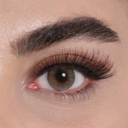 لنز چشم رویال ویژن مدل CITREOUS کد 23 رنگ میکس طوسی عسلی سبز دوردار