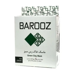 ماسک صورت باروز مدل خاک رس سبز مناسب برای انواع پوست وزن 100 گرم