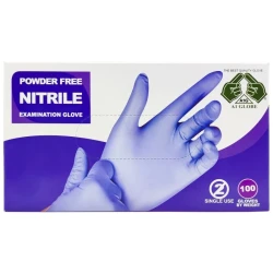 دستکش نیتریل غیر پودری مدل NI-100 سایز کوچک (S) بسته 100 عددی
