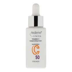 سرم روشن‌کننده پوست آردن سی فکتور مدل Vitamin C-50 مناسب برای انواع پوست حجم 30 میلی‌لیتر
