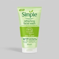 ژل شستشو صورت سیمپل مدل refreshing حجم 150 میلی لیتر