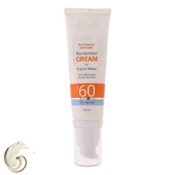 کرم ضد آفتاب بی‌رنگ صورت ثمین SPF 60 مدل Fusion Water ‌محافظ UVA ، UVB مناسب برای پوست چرب حجم 50 میلی لیتر