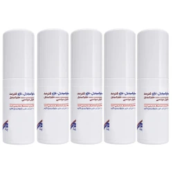 لوسیون تقویت کننده مو ناژو مدل ماینوکسیدیل 5 درصد مناسب برای انواع مو حجم 60 میلی لیتر بسته 5 عددی