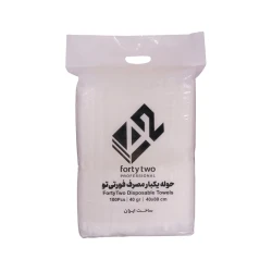 حوله یکبار مصرف فورتی تو مدل گرماژ 40 بسته 100 عددی